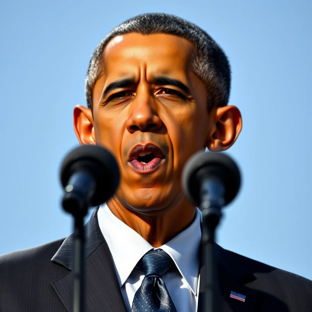 A scene representing the current state of Obama Derides Social Media 'clown Show' In First Comments Since Trump's Racist.