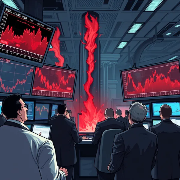 Morgan Stanley analysts demonstrate Microsoft's DirectX SER technology achieving 90% faster rendering of real-time market data visualizations during a trading session downturn.
