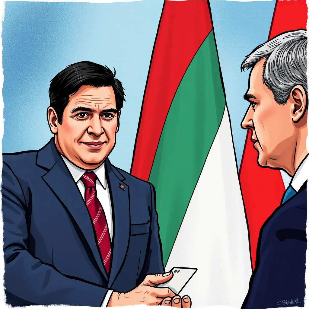 A scene representing the current state of Rubio's Trip To Eastern Europe Strengthening Ties.