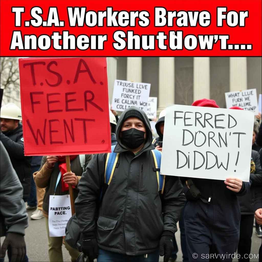 A scene representing the current state of A Workers Brace For Another Shutdown They Didn Cause.