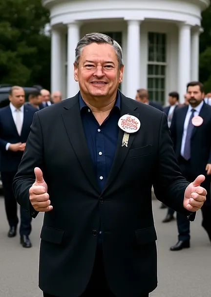 Netflix CEO Ted Sarandos demonstrates the competitive nature of his proposed Warner Bros. Discovery acquisition by arranging executives throughout the White House Roosevelt Room during Thursday's antitrust meetings.