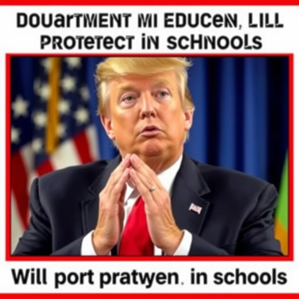 A scene representing the current state of Trump Has Chipped Away At The Long Standing Wall Between Church And.