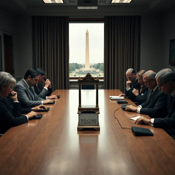 Special Envoy Steven Witkoff leads the inaugural meeting of the Post-Decapitation Coordination Committee in the Eisenhower Executive Office Building.