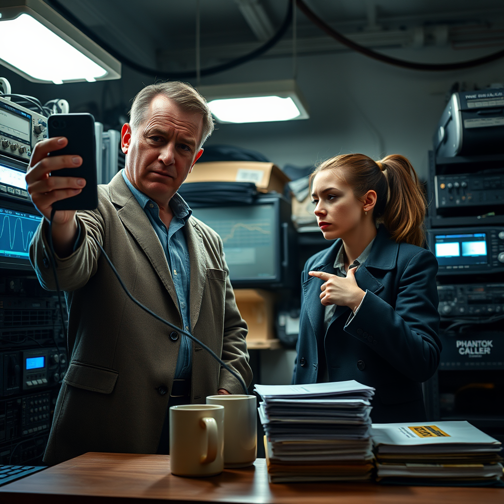 Newark Police Department detectives analyze a consumer smartphone believed to be the source of a three-year investigative pursuit of an audio anomaly.