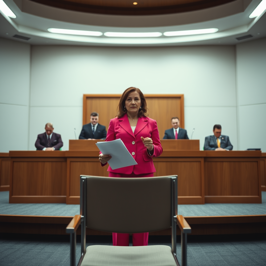 Jill Zarin attends a hearing of the Secaucus Office of Cultural Granularity, where her public comments about a televised musical performance were evaluated for a newly instituted metric.