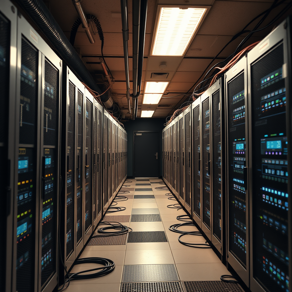 A scene representing the current state of As Elec Tricity Costs Rise Everyone Wants Data Centers To Pick Up.