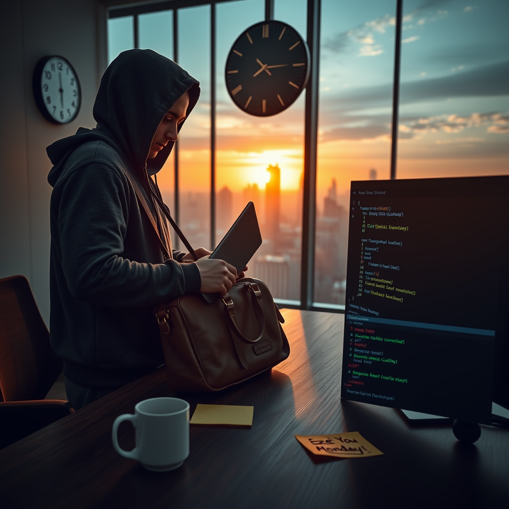 A federal IT specialist consults procedural documentation while monitoring a server rack affected by a critical cybersecurity directive from CISA.