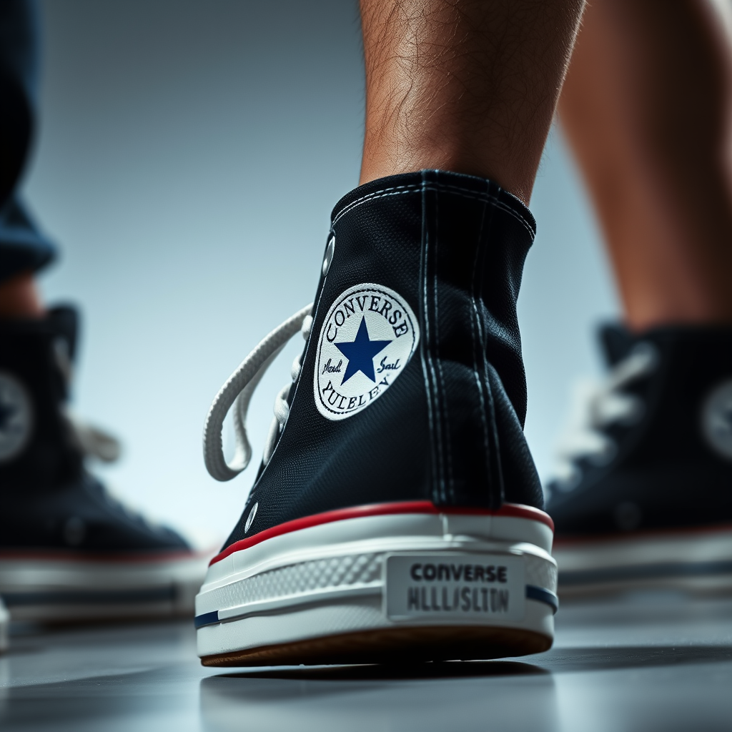 Workers assemble Converse shoes in makeshift workshops amidst crumbling Sarajevo factory buildings