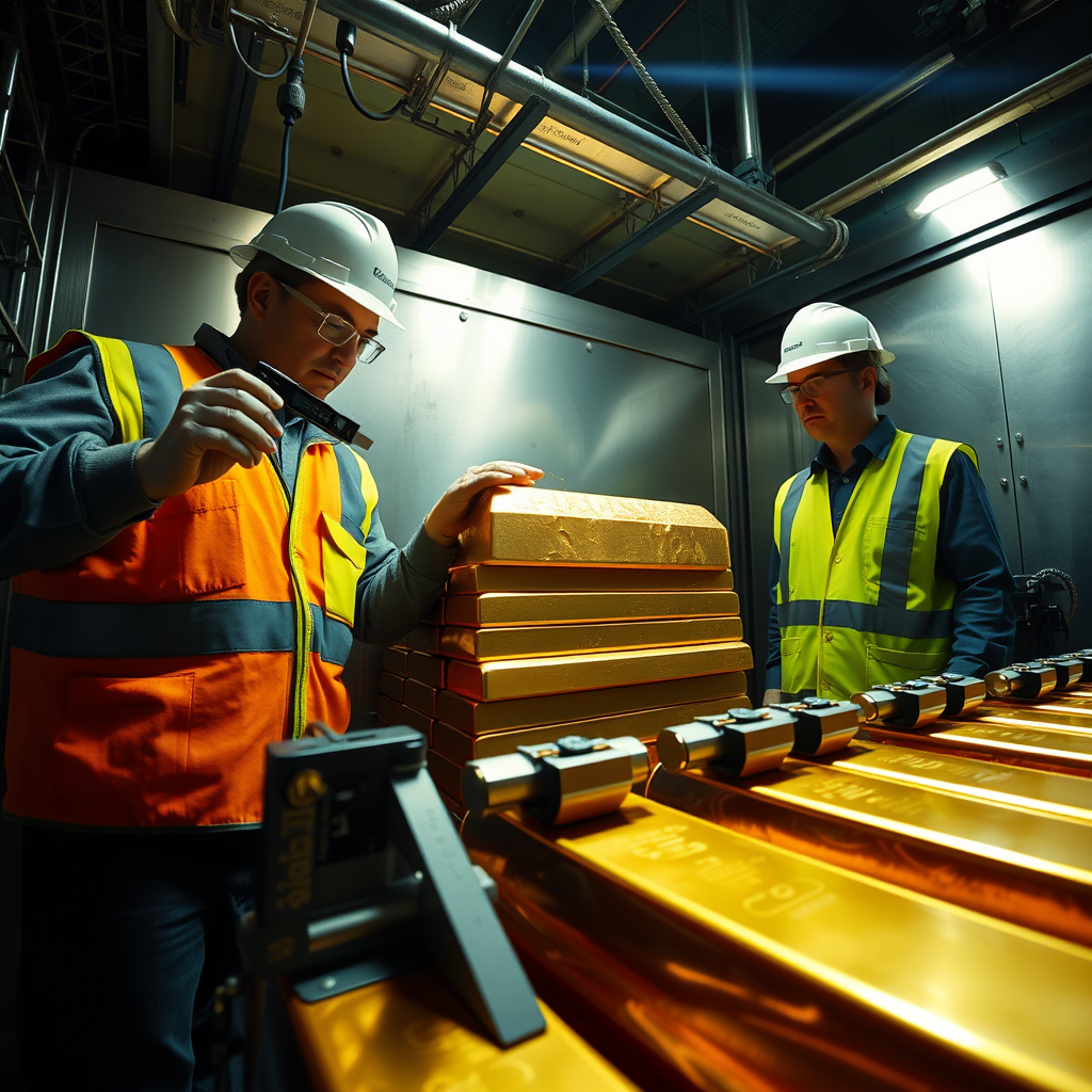 Federal Reserve engineers assess warping in gold bullion stacks following strong employment data that officials say has induced physical stress on the vault’s structure.