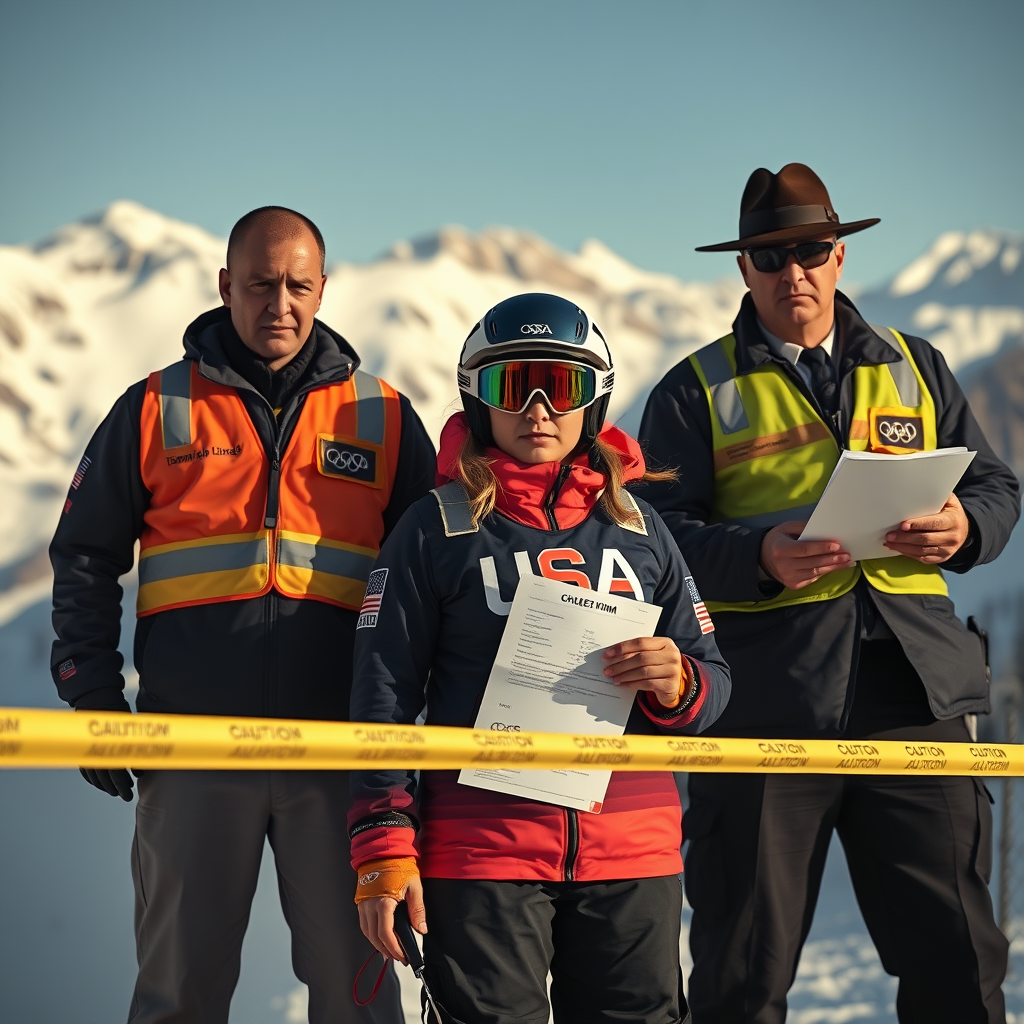 Snowboarder Chloe Kim receives a compliance order from federal agents after her halfpipe routine was classified as a pipeline safety violation.
