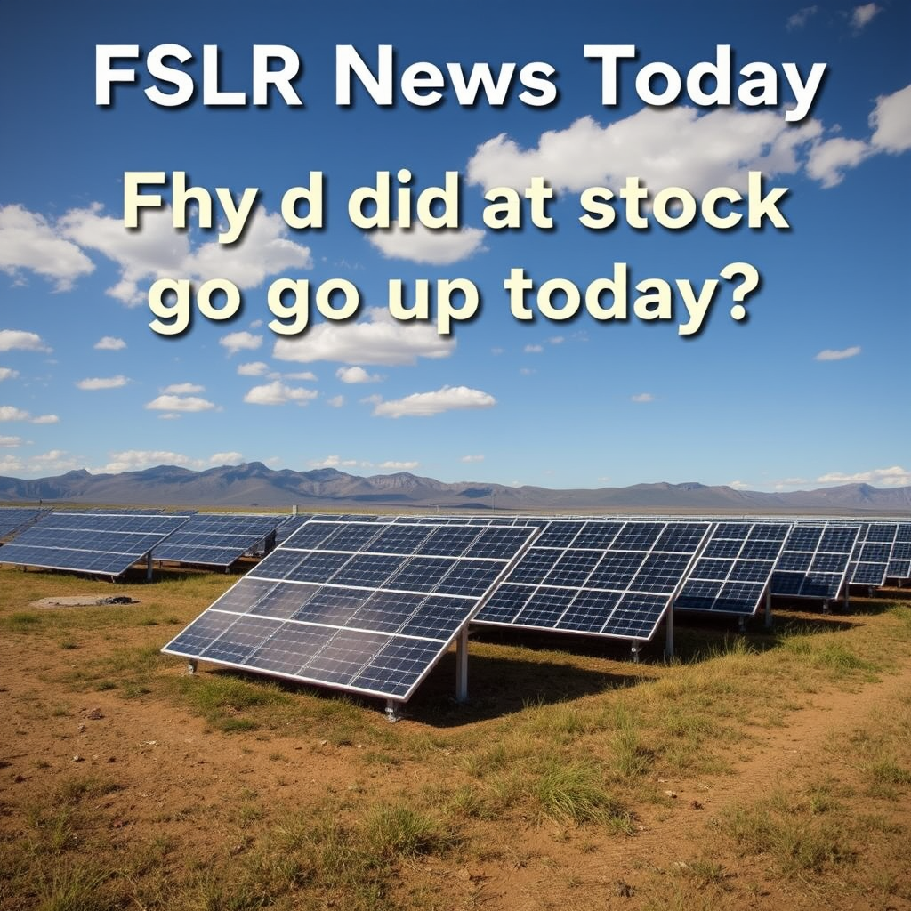 A scene representing the current state of Is It Time To Revisit First Solar FSLR After Recent Solar Sector.
