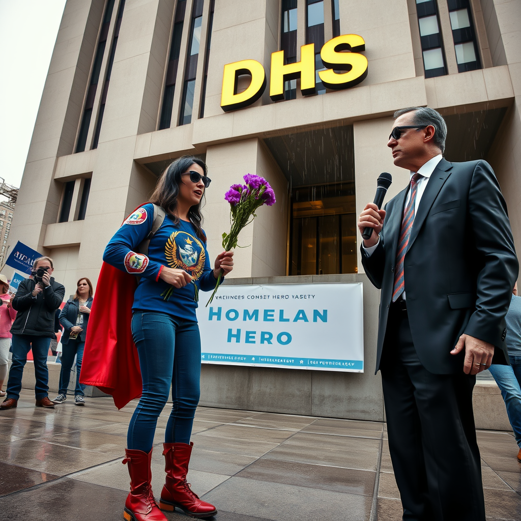 A scene representing the current state of US Department Of Homeland Security To Go Into Shutdown Due To Funding.