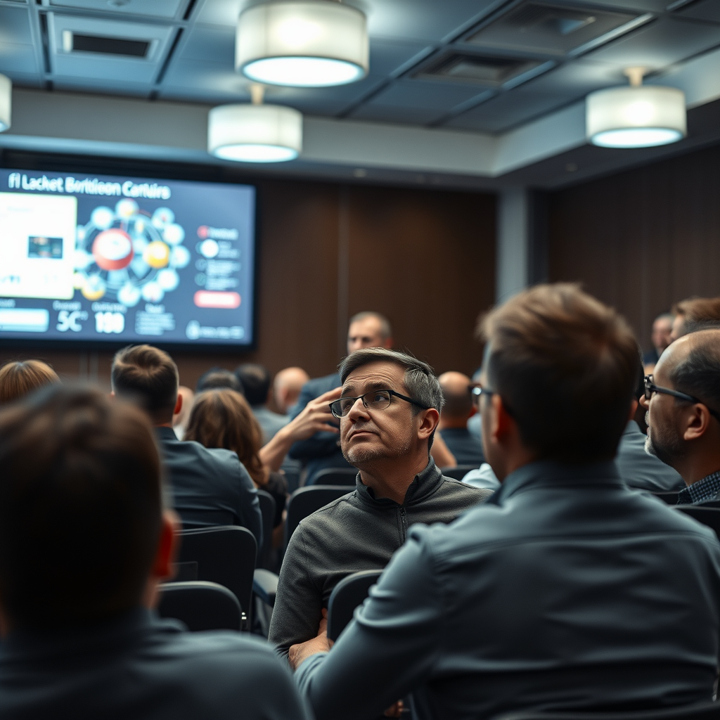 A scene representing the current state of technology.