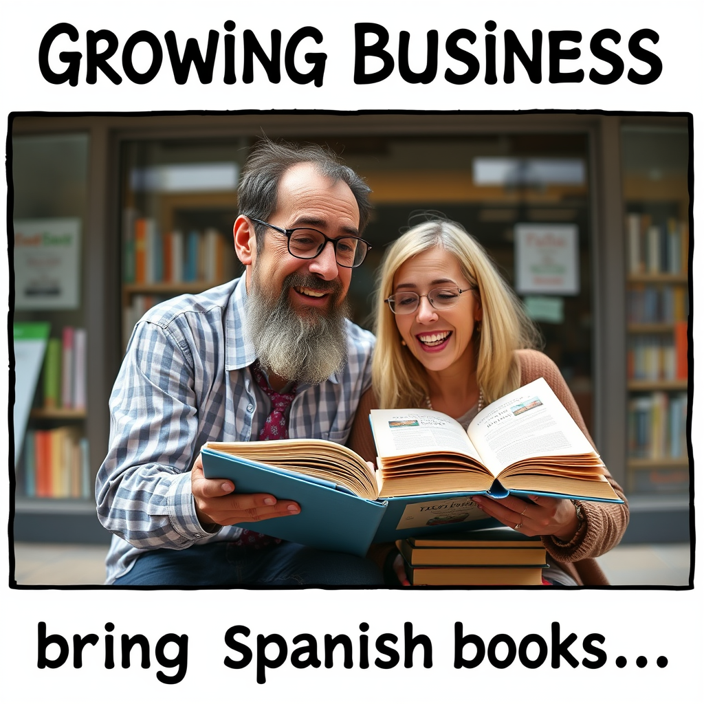 A scene representing the current state of Growing Business Get Creative To Bring Spanish Books Stateside.