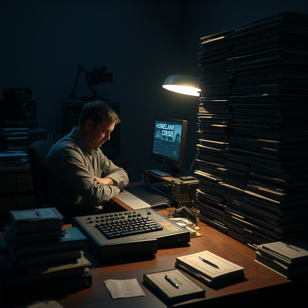 A scene representing the current state of US Department Of Homeland Security To Go Into Shutdown Due To Funding.