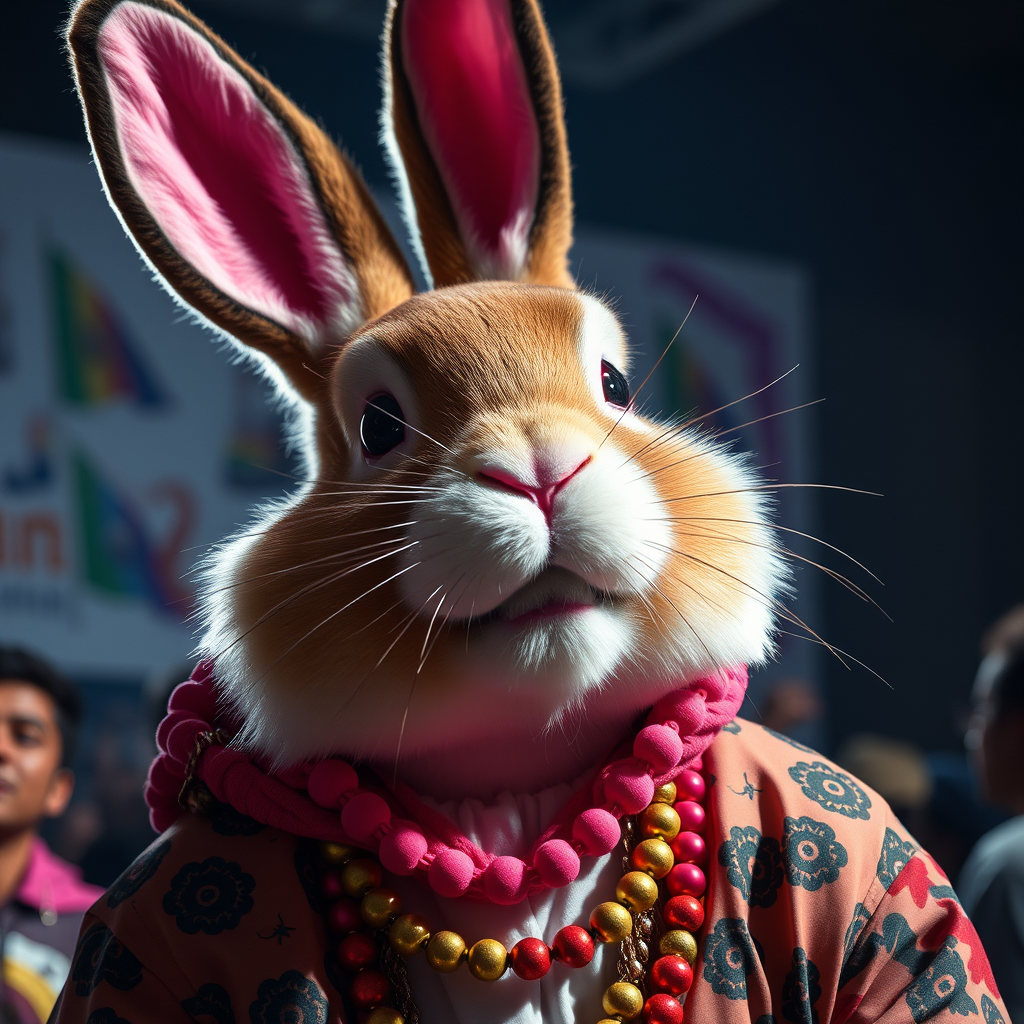A scene representing the current state of How Bad Bunny Gave America A Real Reflection.