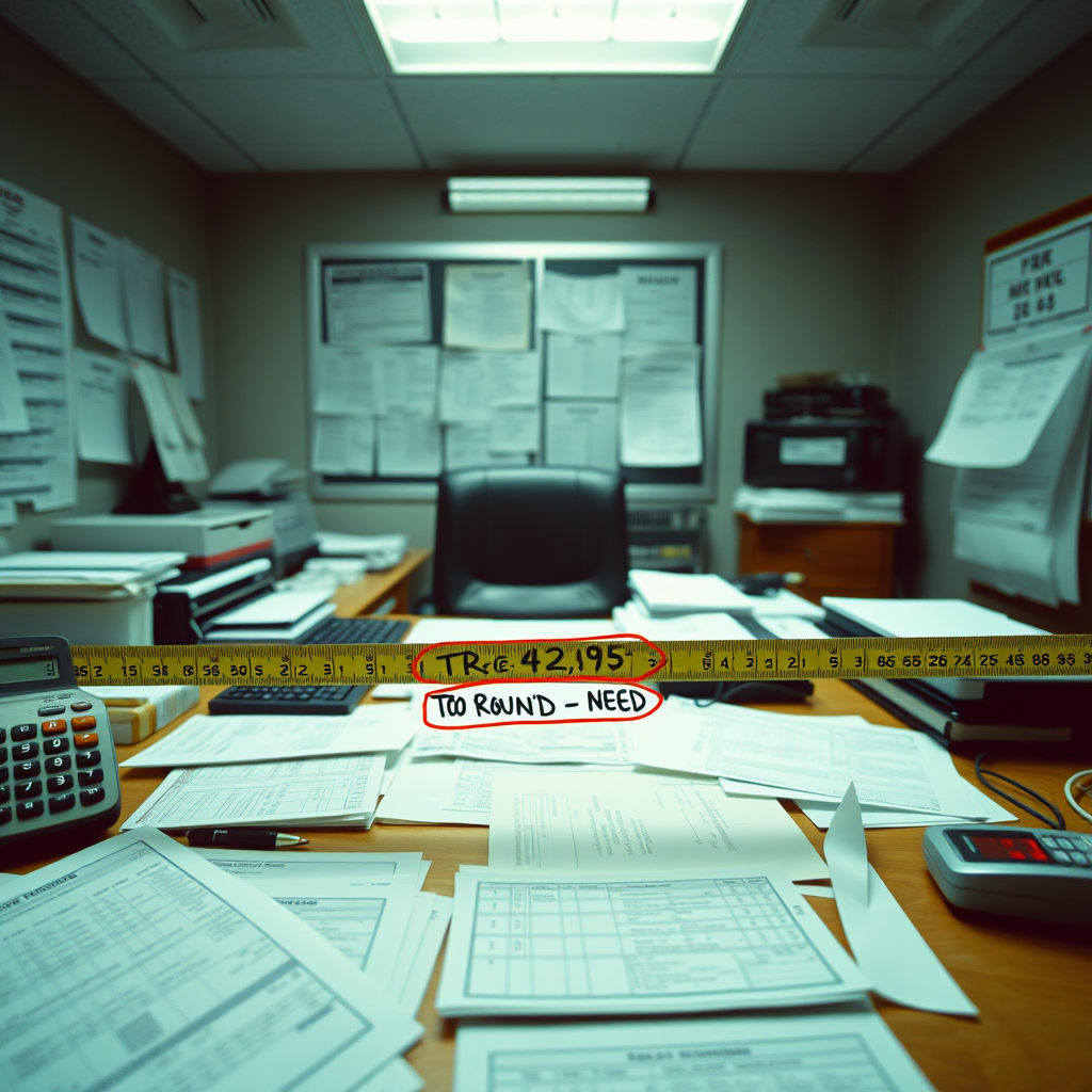 U.S. District Judge Colleen Kollar-Kotelly presiding over a recalibration session with IRS actuaries to determine the precise fractional value of 42,695 federal law violations.