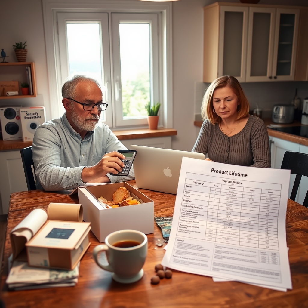 Homeowners conduct cost-benefit analysis of lifetime security camera subscriptions against statistical life expectancy projections.