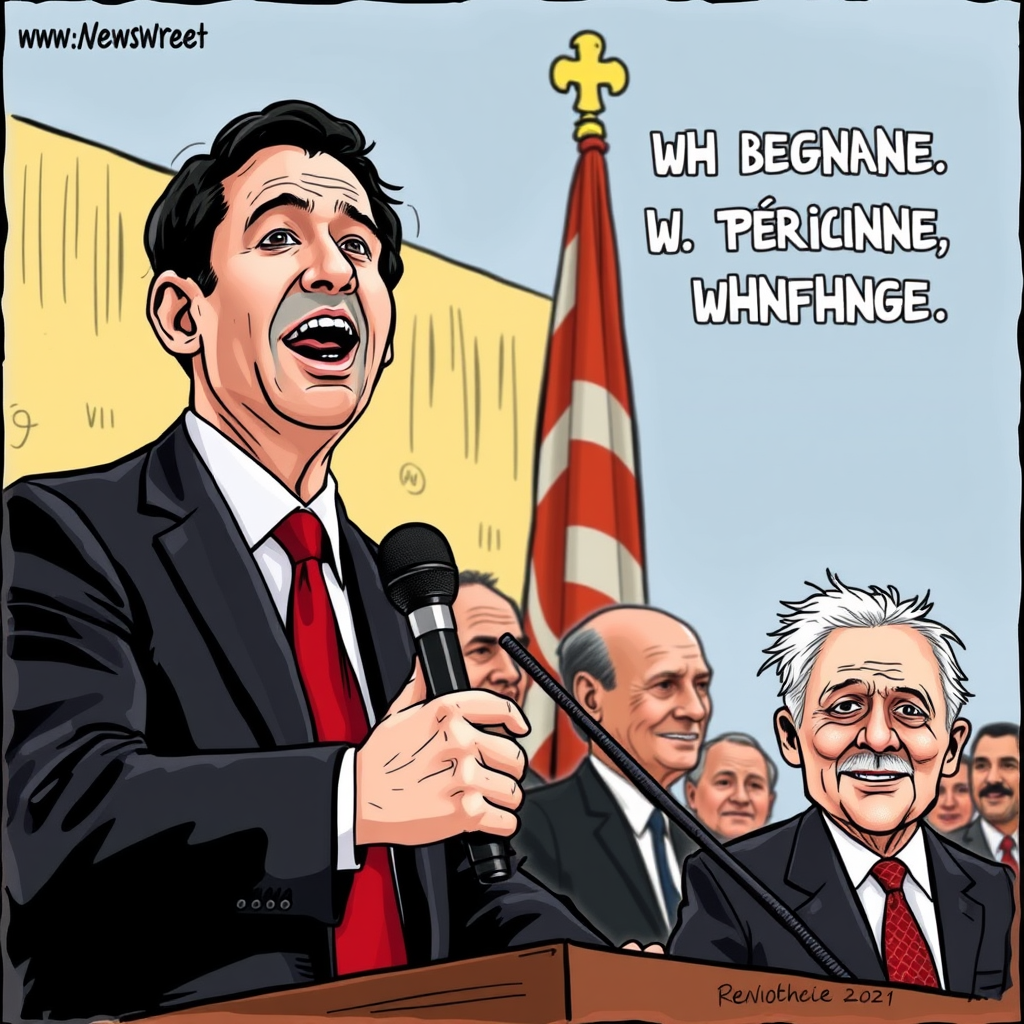 A scene representing the current state of Marco Rubio Calls On Europe To Join New World Order 'trump Demands.