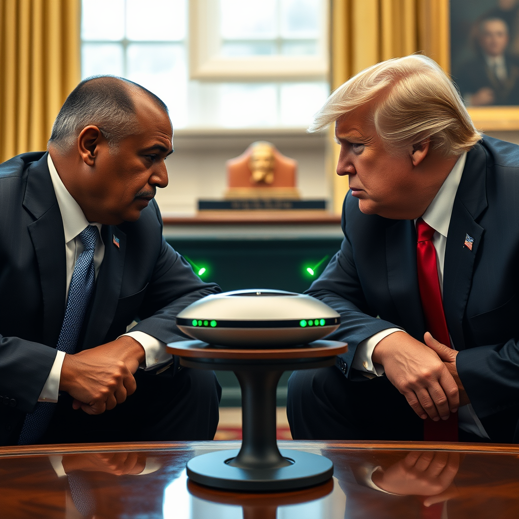 Mayor Zohran Mamdani and President Donald Trump exhibit synchronized eyebrow movement during a meeting at the White House, a key metric in the new Bipartisan Engagement Score evaluation system.