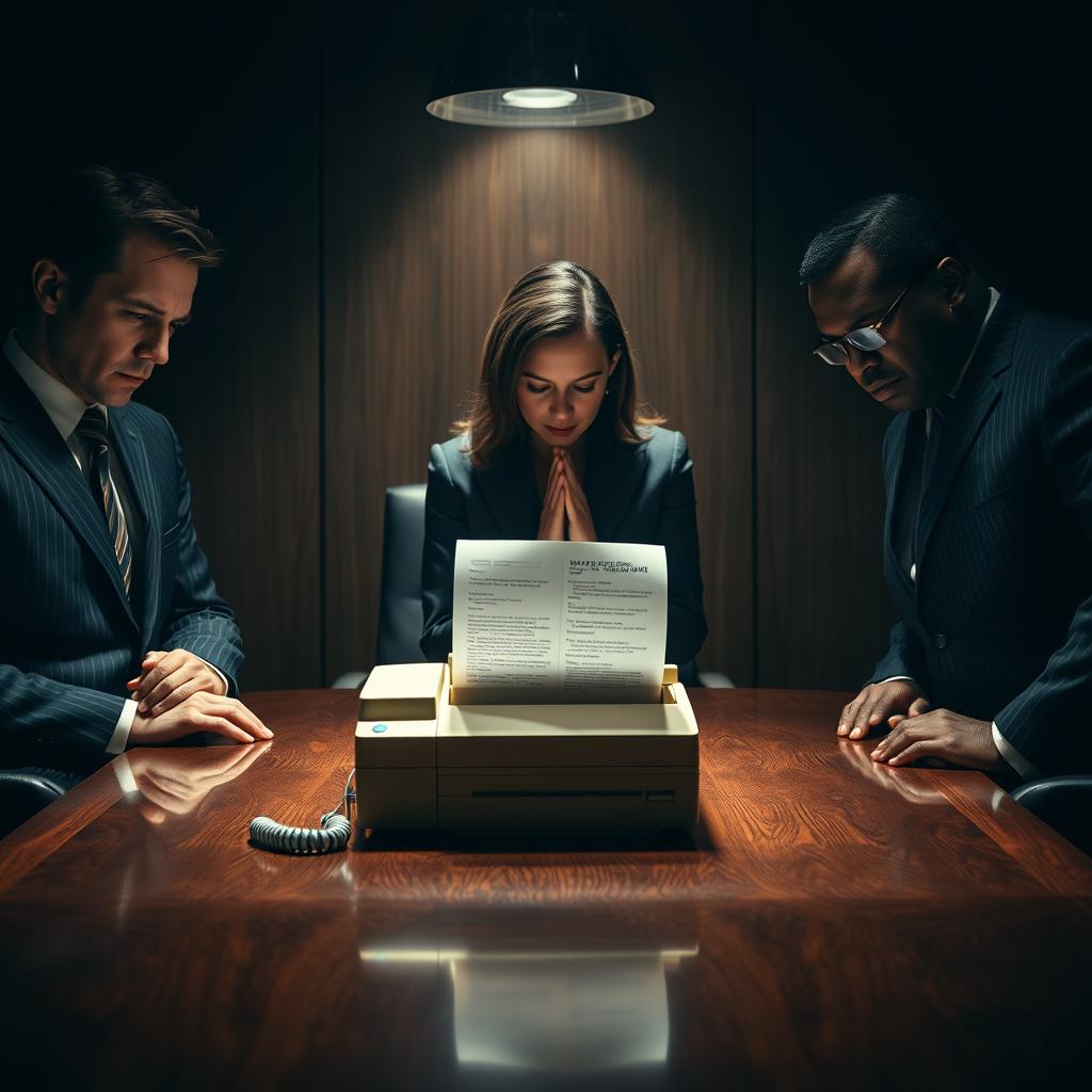 Analysts at Strategy Capital consult their primary market oracle—a temperamental fax machine—for guidance as Bitcoin flirts with the $70,000 level.