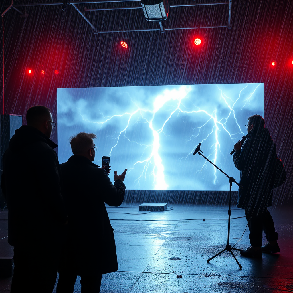 A scene representing the current state of Orbit Culture Release Live Video For The Storm.