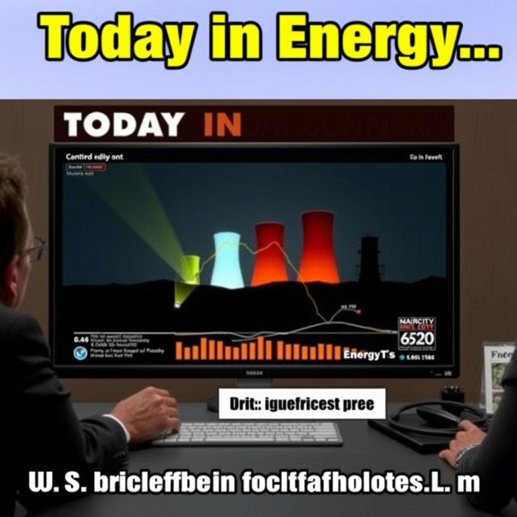 A scene representing the current state of Energy Stocks And Industry News Oil Gas Solar Coal And Nuclear Energy.