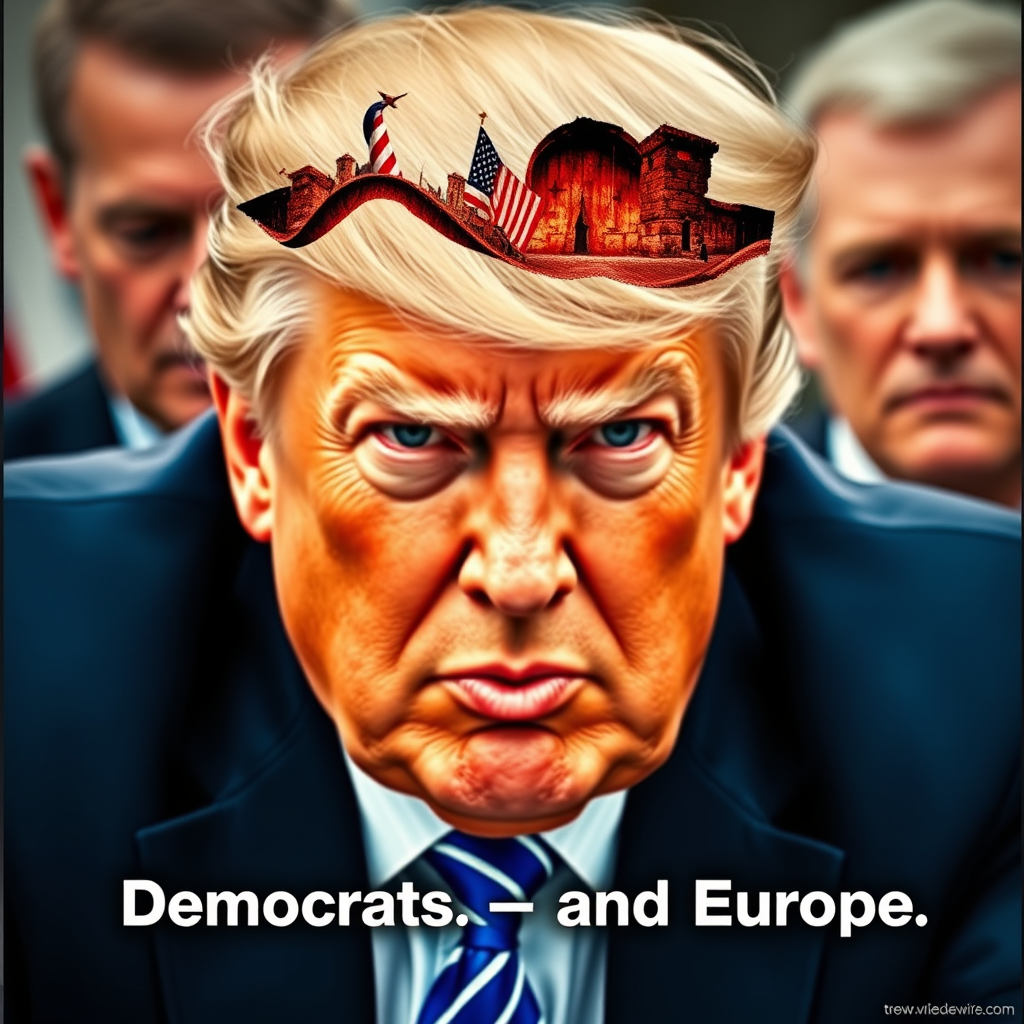 A scene representing the current state of Trump Damage Is Done Democrats And Europe Are Struggling To Define What.