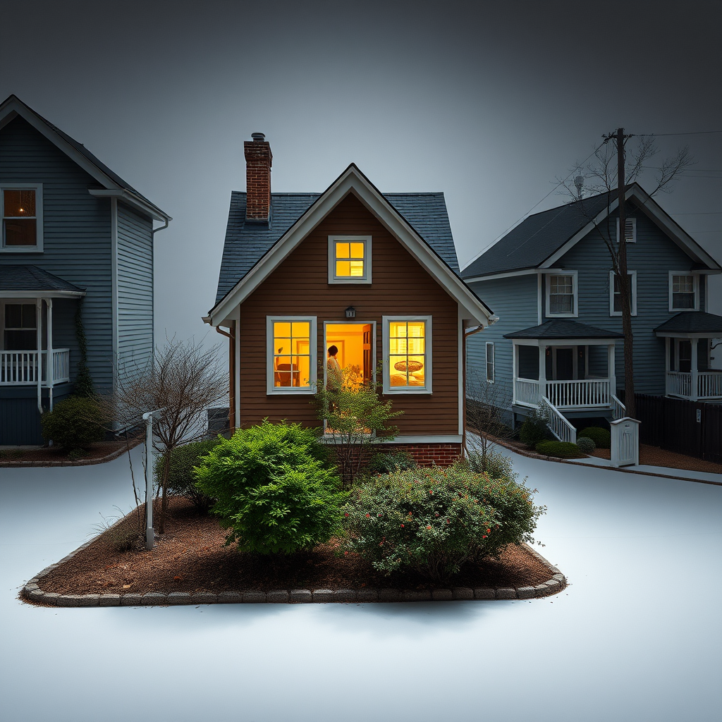 Agent conducts Operation Silent Key open house in Kansas City, where noise-canceling headphones foster buyer tranquility amid absent inventory.