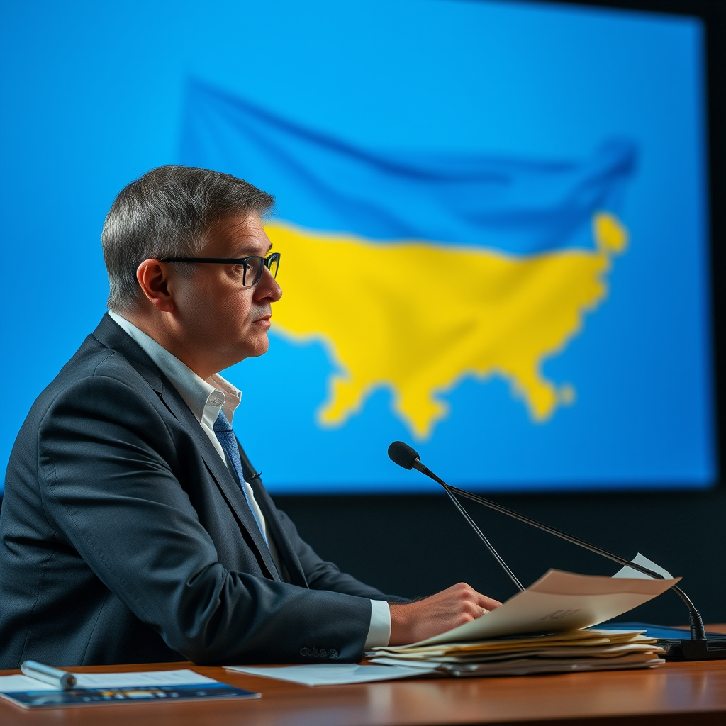 Ukraine economist Benjamin Hilgenstock views the financial costs of US sanctions from atop a drizzly Kirovograd building, lost in thought about an economic landscape suddenly gone apocalyptic.