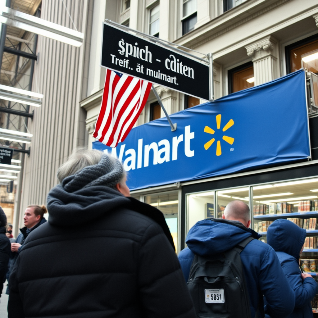 A scene representing the current state of Walmart Economic Data Await Investors Confronting AI 'whackamole.